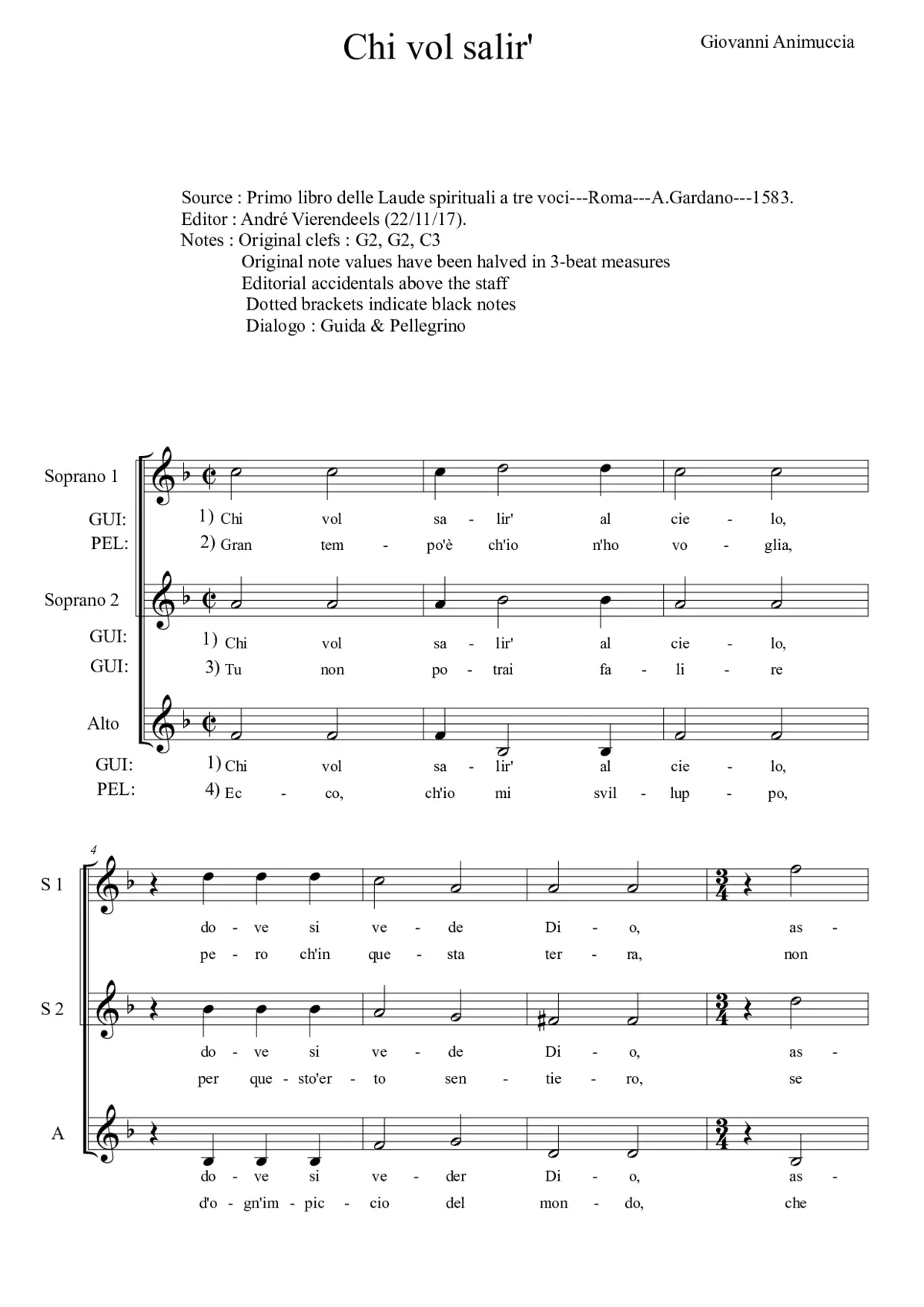Chi vol salir al cielo - Page 1