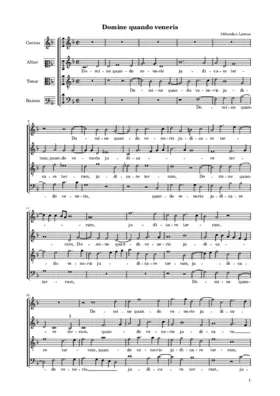 Domine quando veneris a 4
