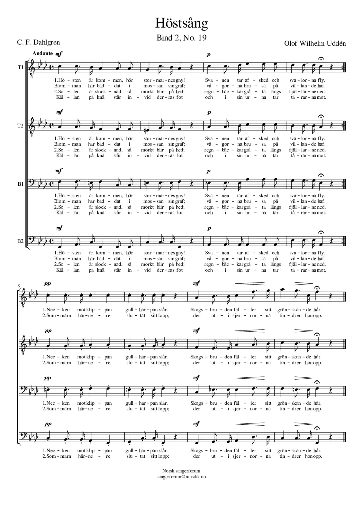 Höstsång - Page 1