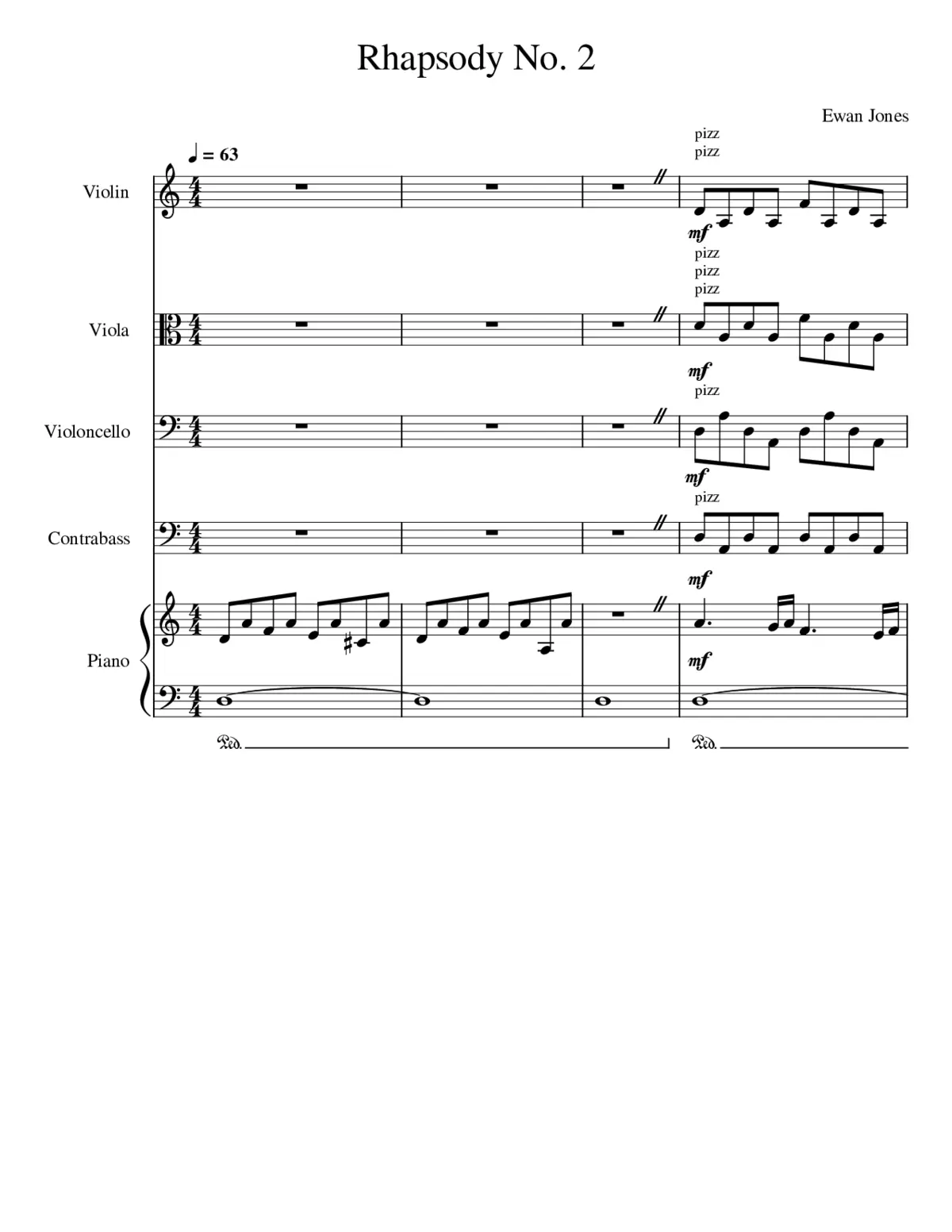 Suite in D Minor - Page 1