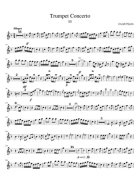 Trumpet Concerto in E-flat major Hob.VIIe:1