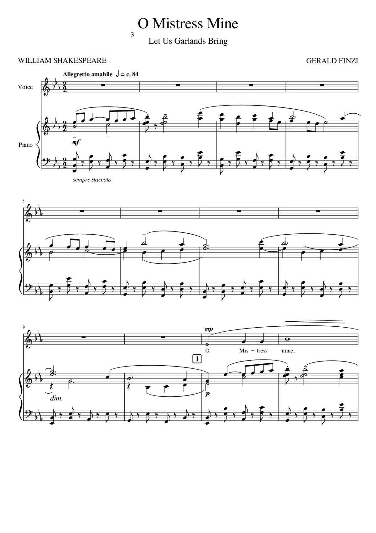 Let Us Garlands Bring Op.18 - Page 1