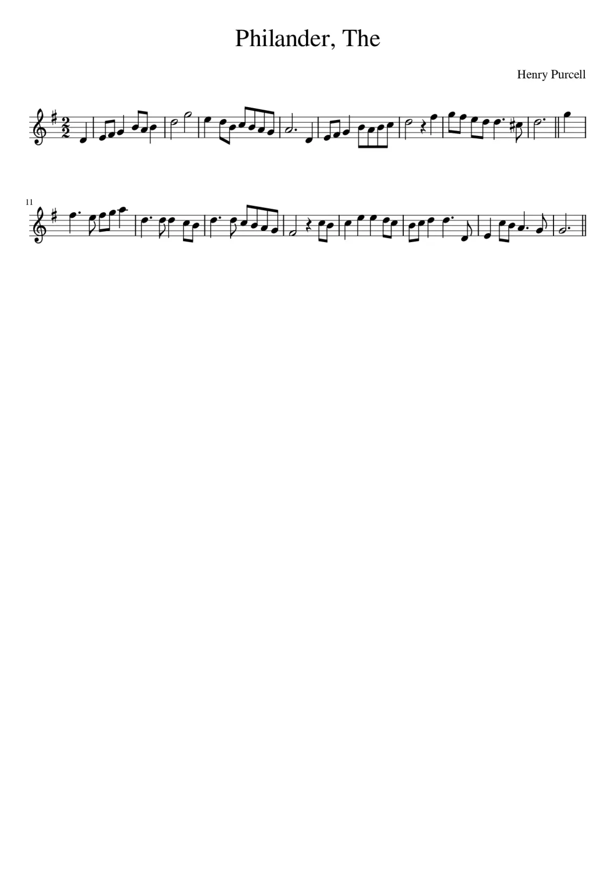 The Philander - Page 1