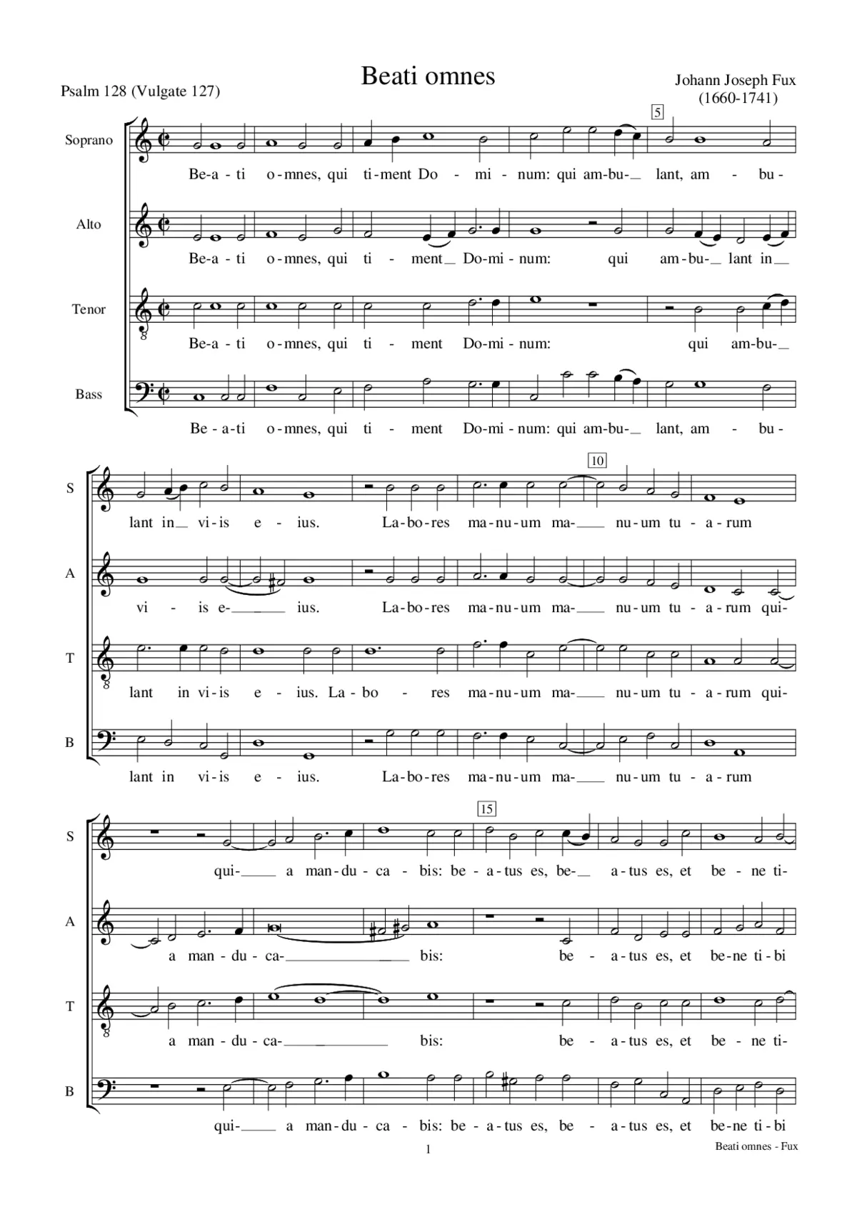 Beati omnes - Page 1