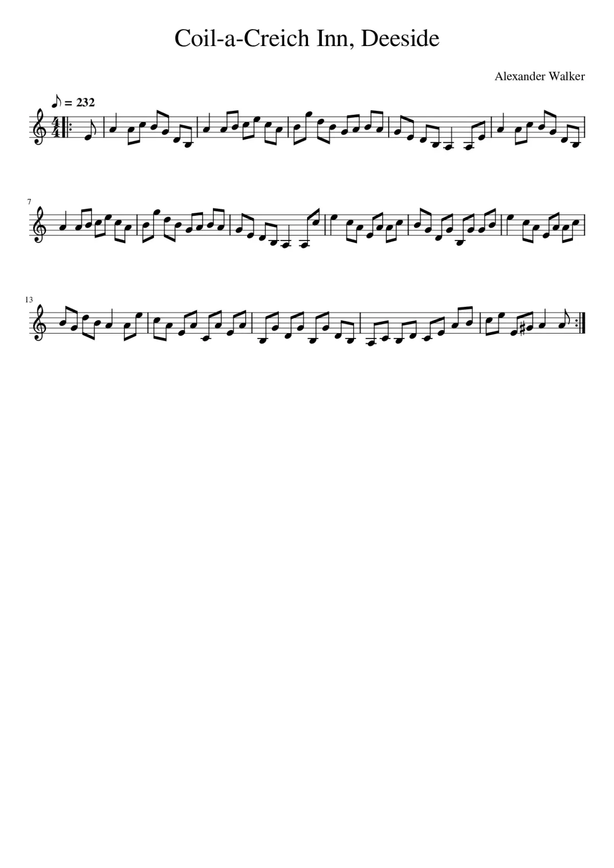 Coil-a-Creich Inn Deeside - Page 1