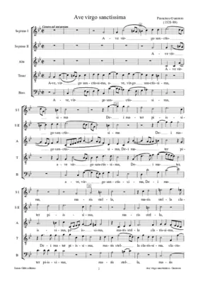Ave virgo sanctissima