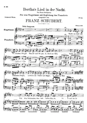 Berthas Lied in der Nacht