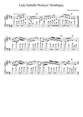 Lady Isabella Wemyss' Strathspey