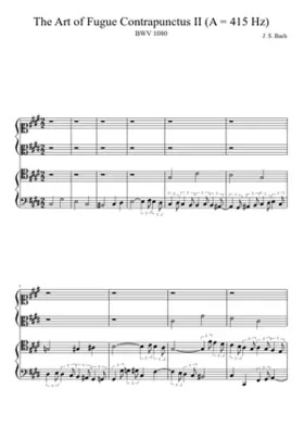 Die Kunst der Fuge BWV 1080