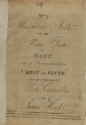 Masquerade Sonata No.2, Op.110