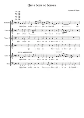 Qui a beau ne beuvra