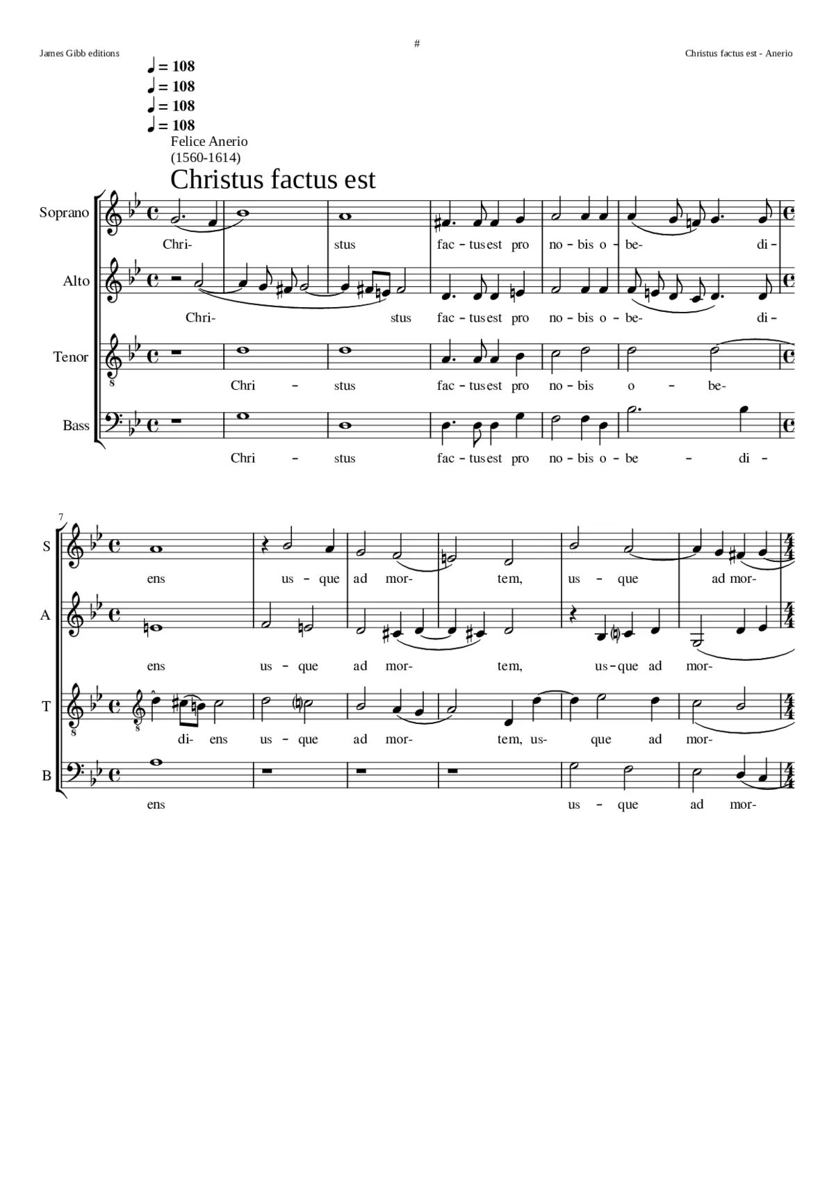 Christus factus est - Page 1