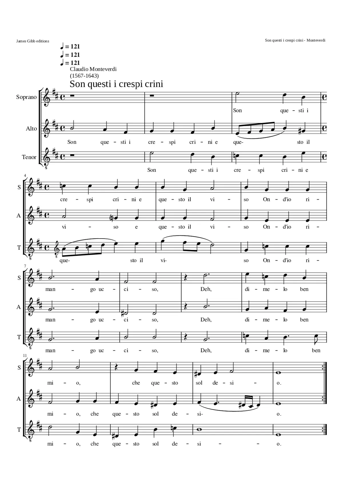 Son questi i crespi crini - Page 1