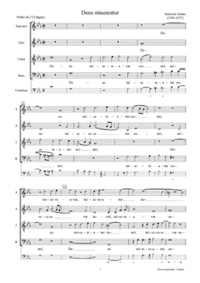 Deus misereatur, SWV 55