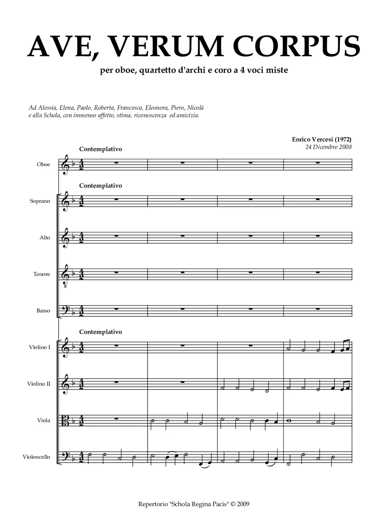 Ave verum corpus - Page 1