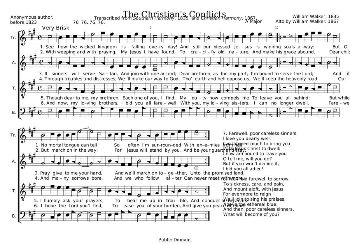 The Christian's Conflicts - William Walker - Page 1