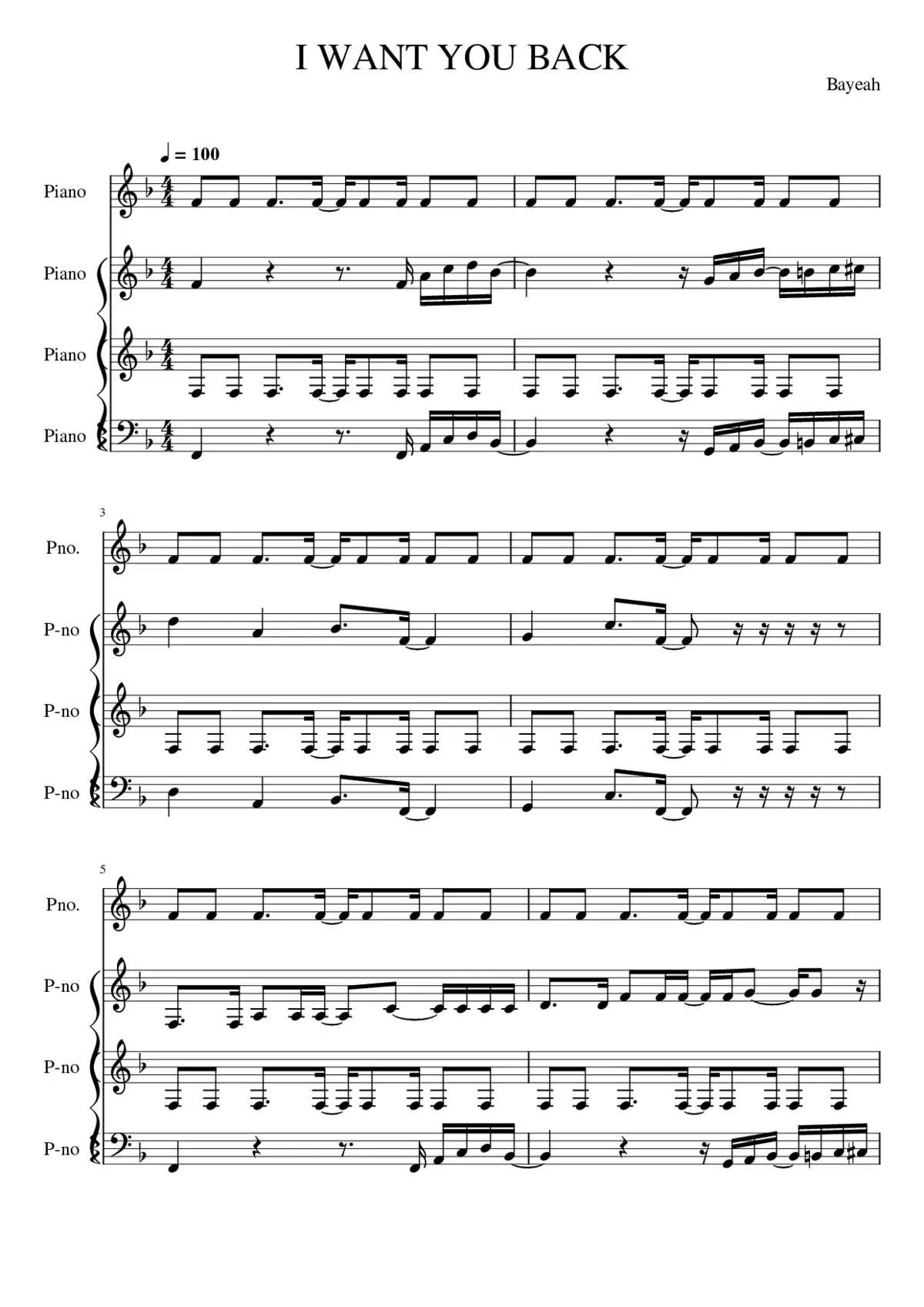 i want you back - Page 1