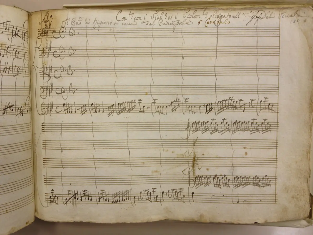 Concerto for Violin and Cello in A major - Page 1