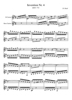 Invention in D minor BWV 775