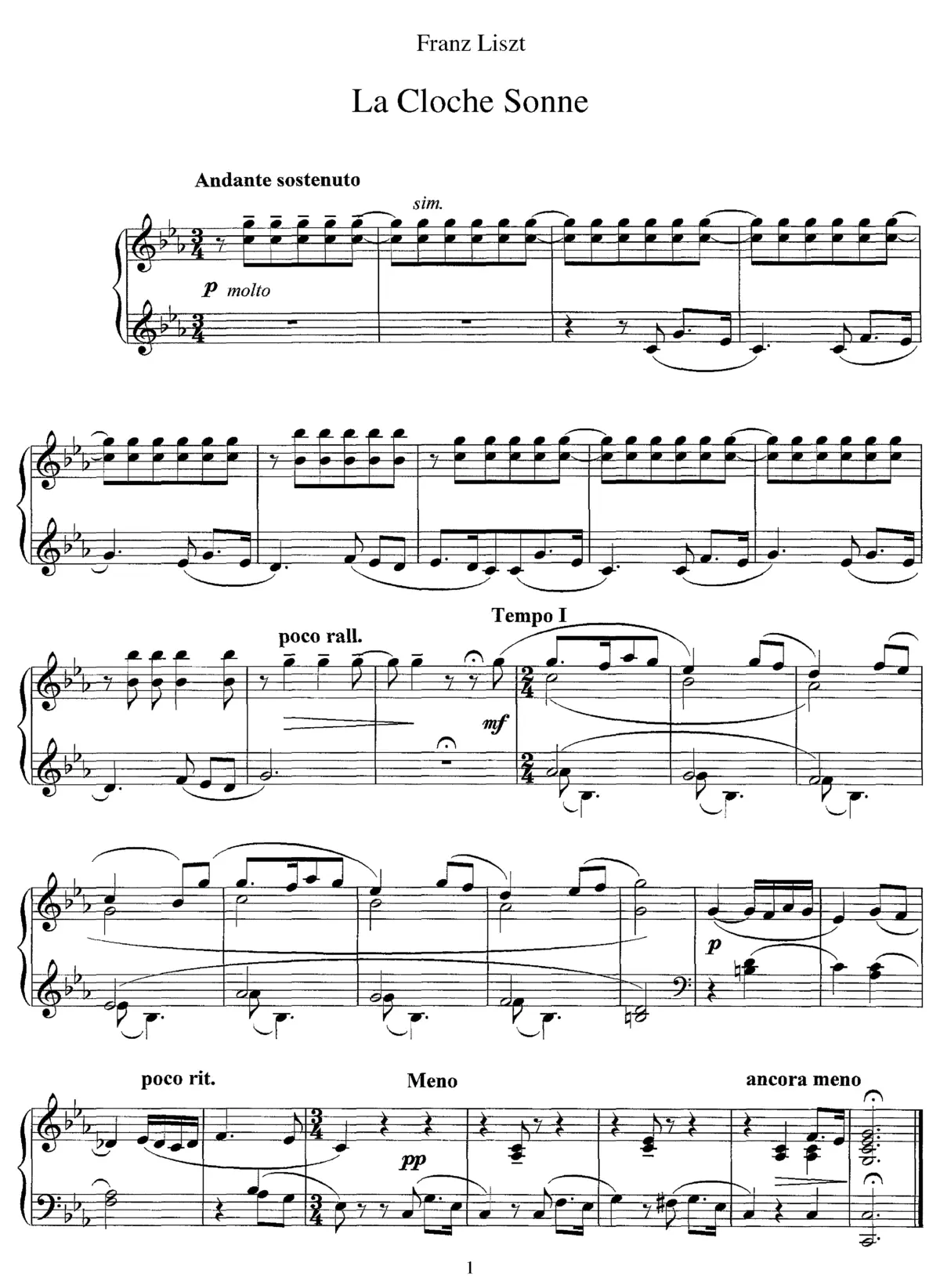 La cloche sonne - Page 1