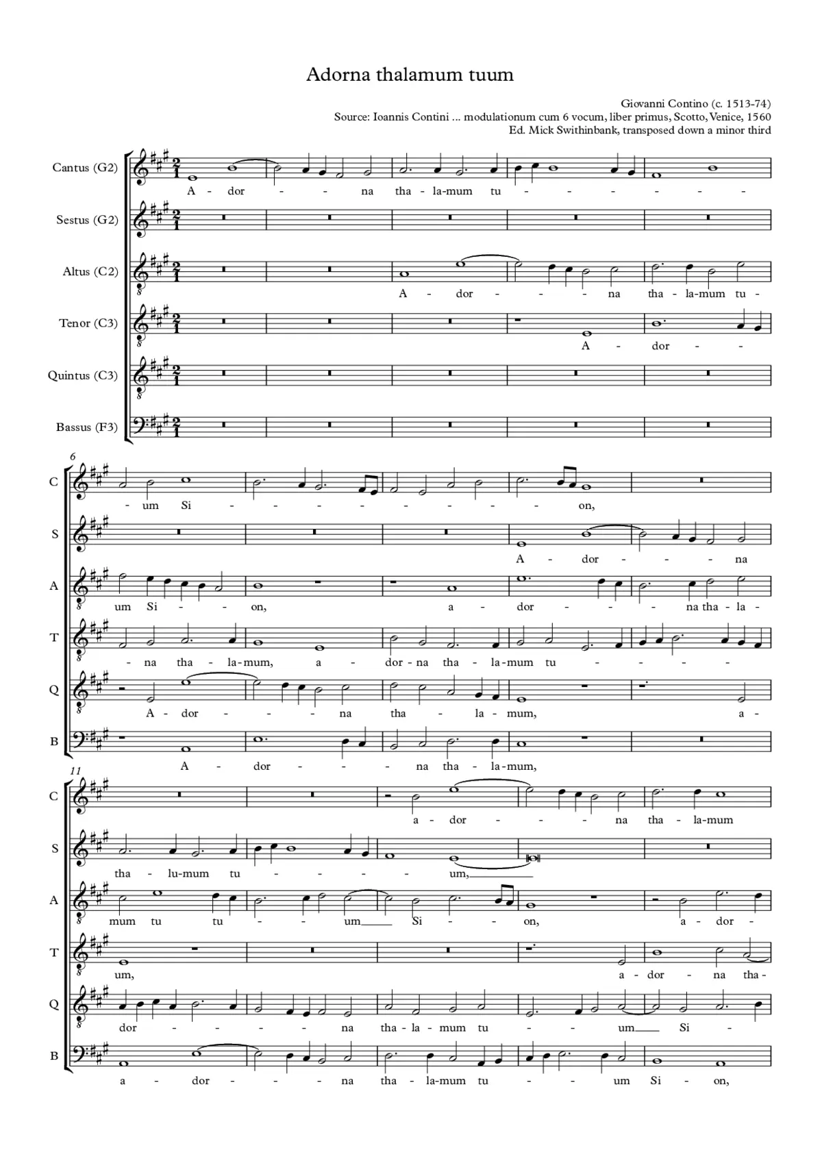Adorna thalamum tuum - Page 1