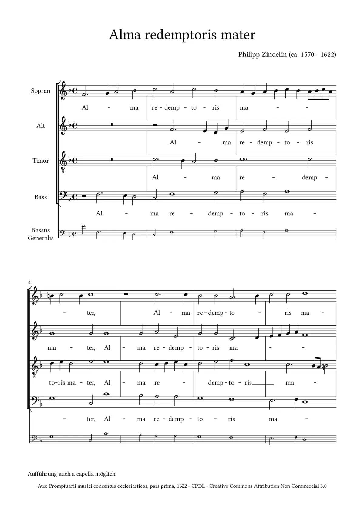 Alma redemptoris mater - Page 1