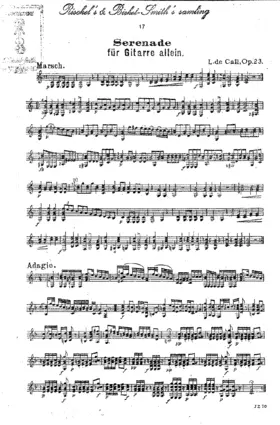 Serenade for Solo Guitar