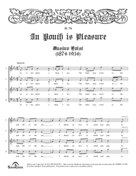 In youth is pleasure