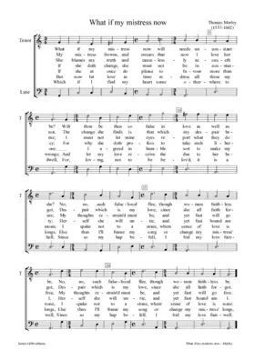 What if my mistress now