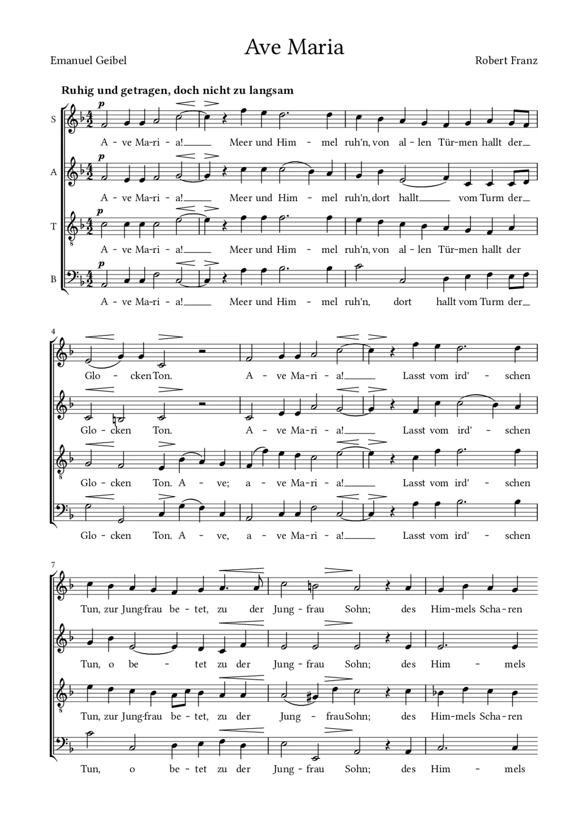 Ave Maria - Page 1