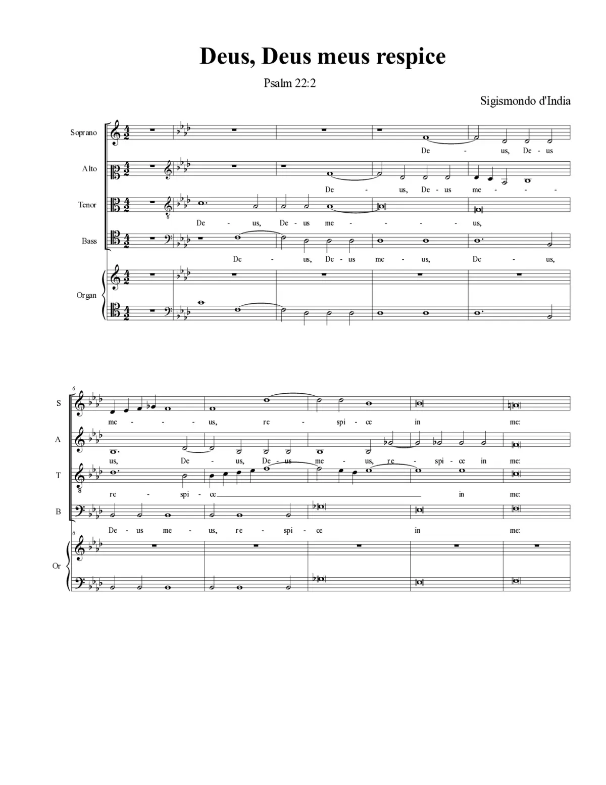 Deus Deus meus respice in me - Page 1