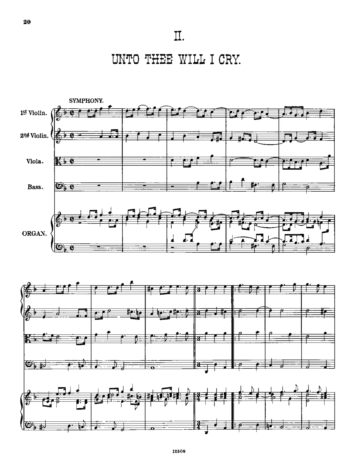 Unto thee will I cry - Page 1