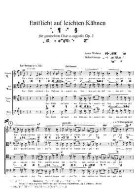 Entflieht auf leichten Kähnen, Op. 2