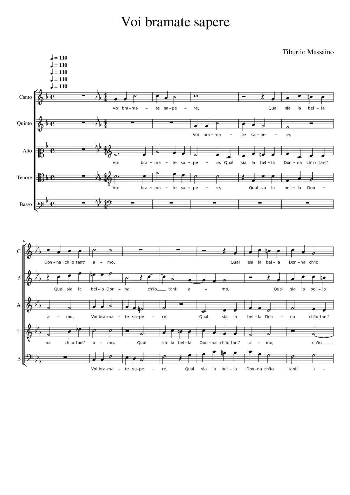 Voi bramate sapere - Page 1