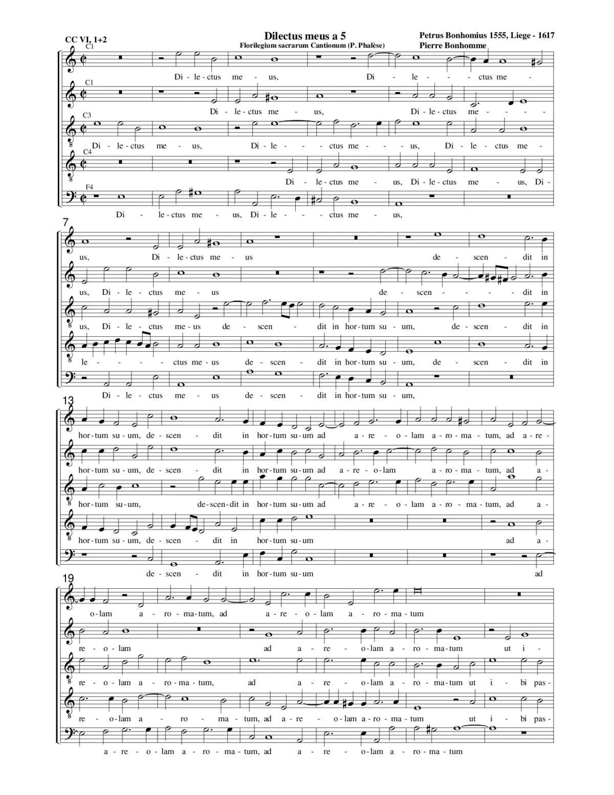 Dilectus meus descendit - Page 1