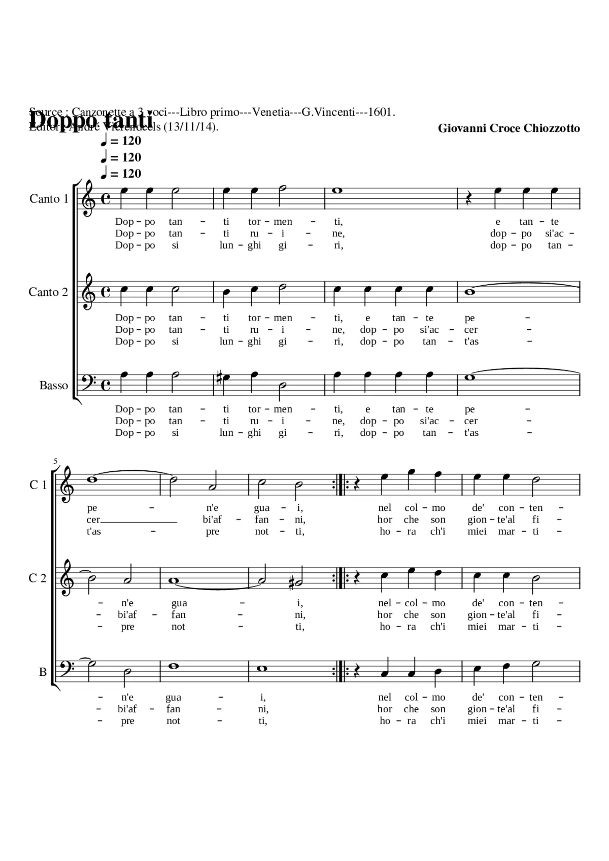 Doppi tanti tormenti - Page 1