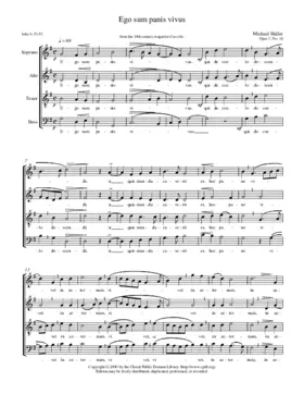 Ego sum panis vivus, Op. 2, No. 14