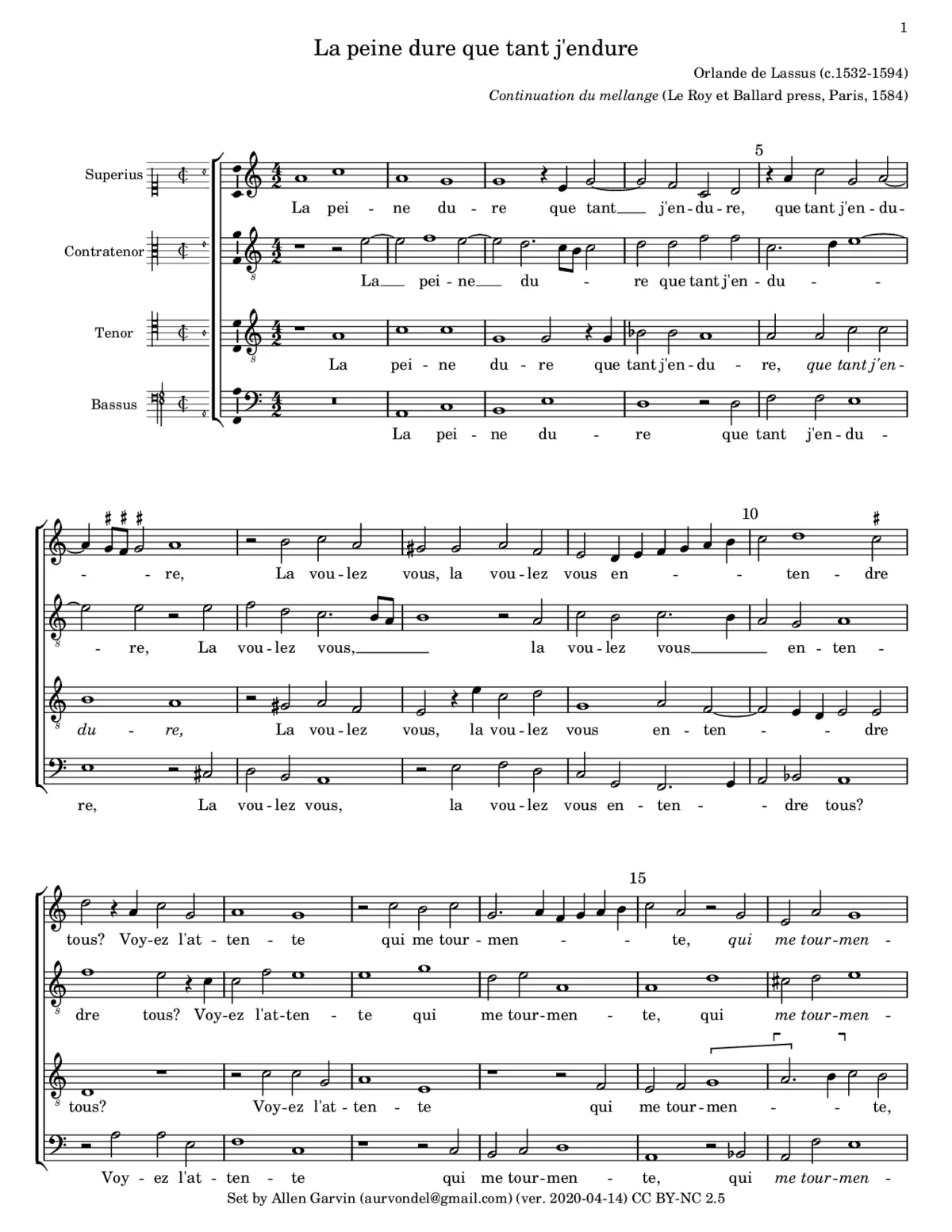 La peine dure - Page 1