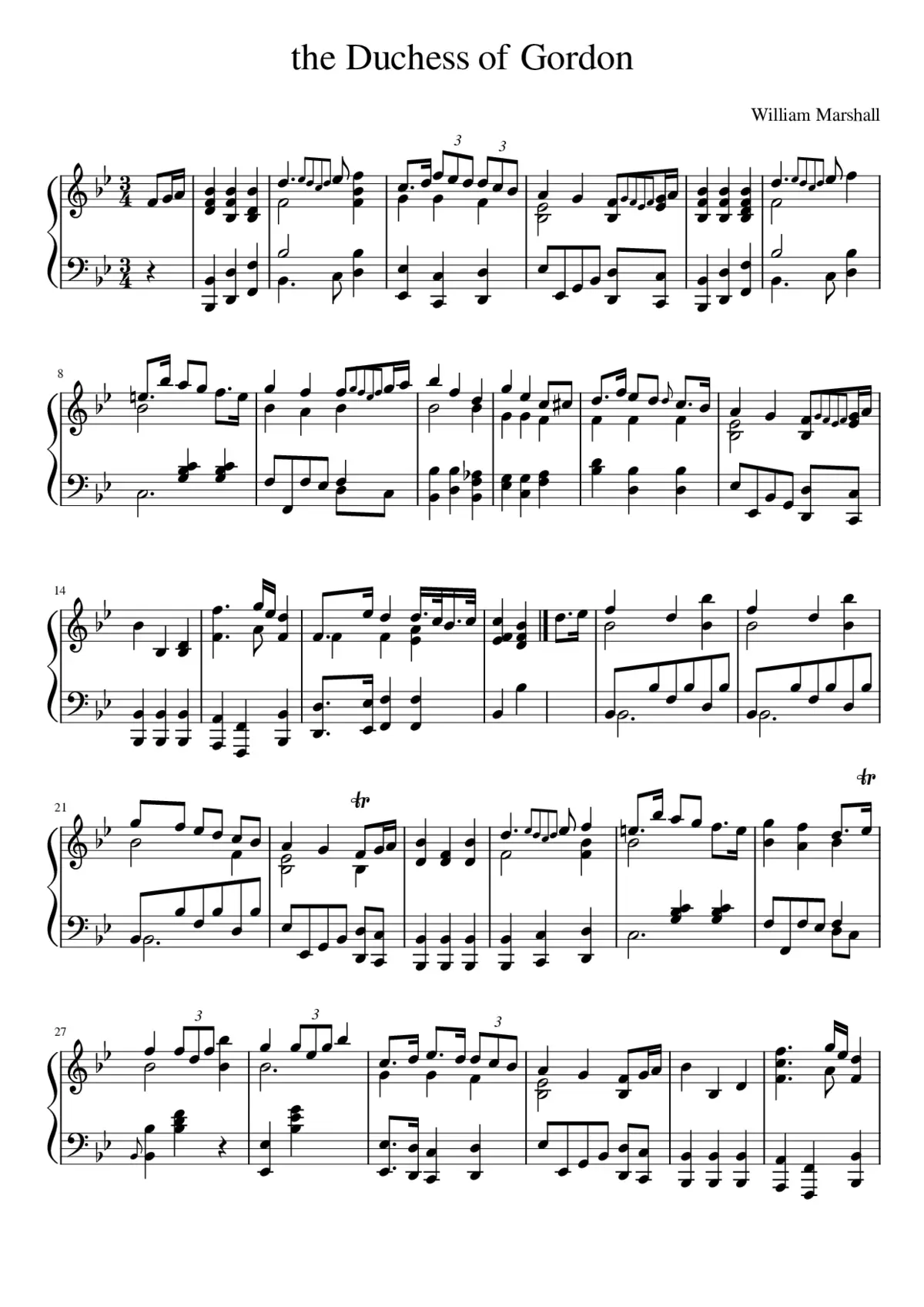 the Duchess of Gordon - Page 1