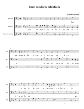 Dum medium silentium