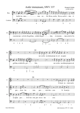 Aufer immensam, SWV 337