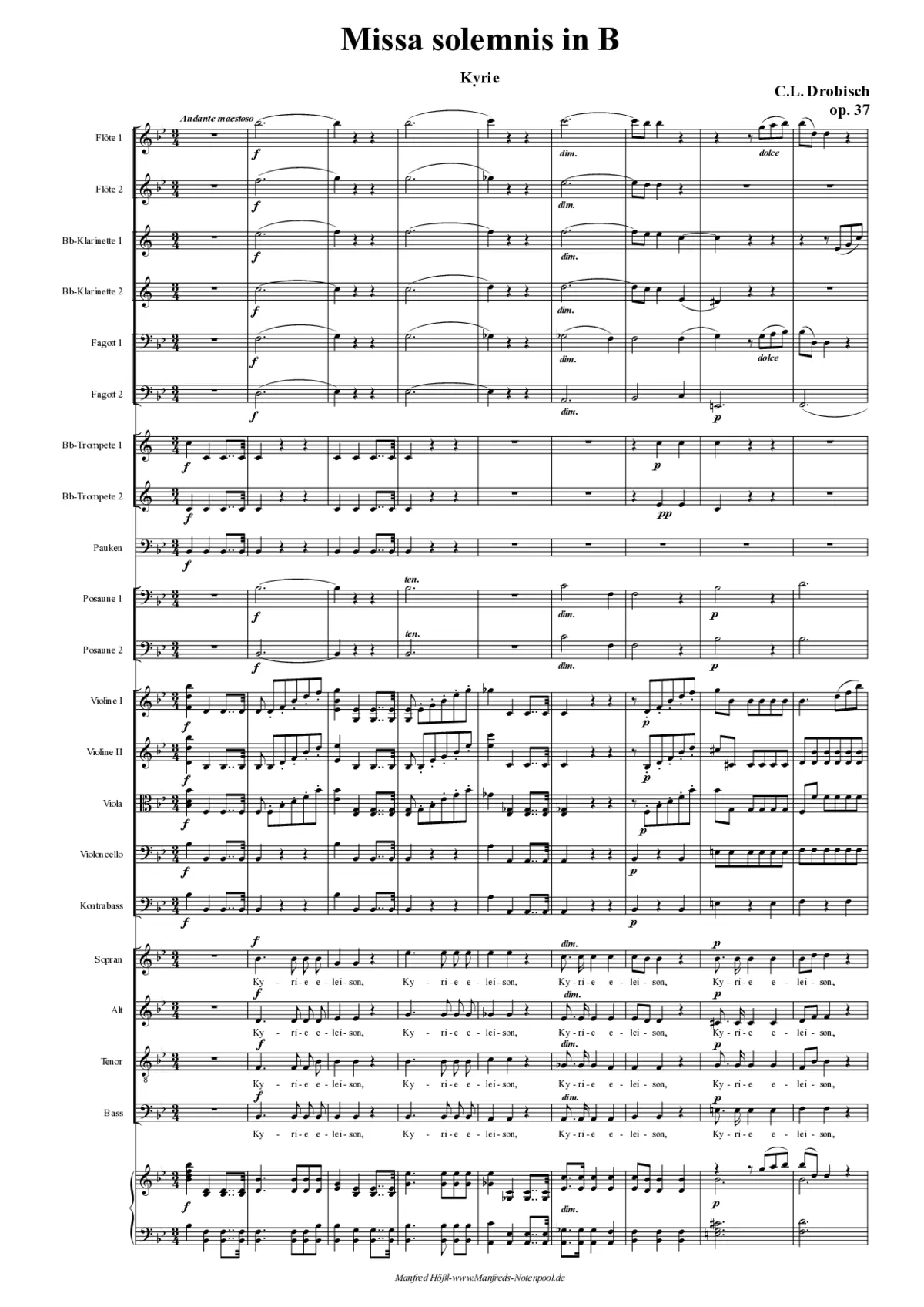 Missa Solemnis in B - Page 1