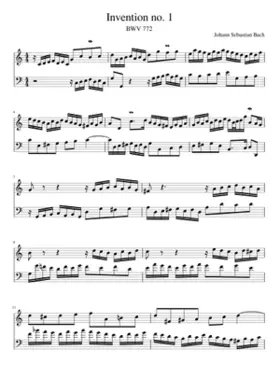 Invention in C major BWV 772