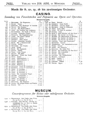 2 Favoritstücke aus der Oper 'Figaro'