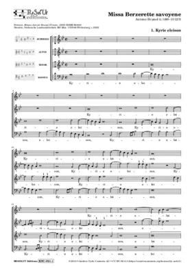 Missa Berzerette savoyene