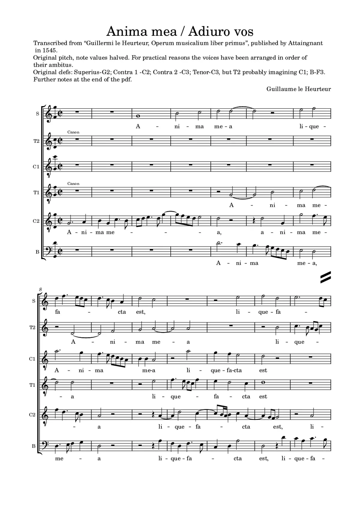 Anima mea - Adiuro vos - Page 1