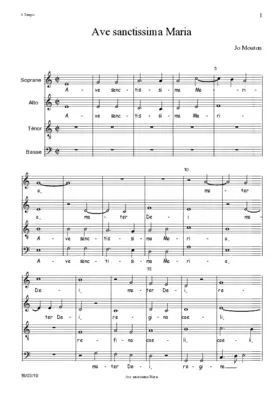 Ave sanctissima Maria