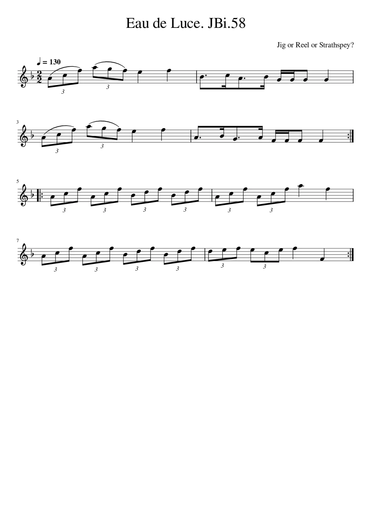 Eau de Luce. JBi.58 - Page 1