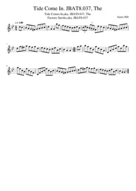 The Tide Come In. JBAT8.037