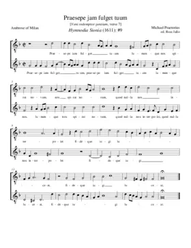 Praesepe jam fulget tuum